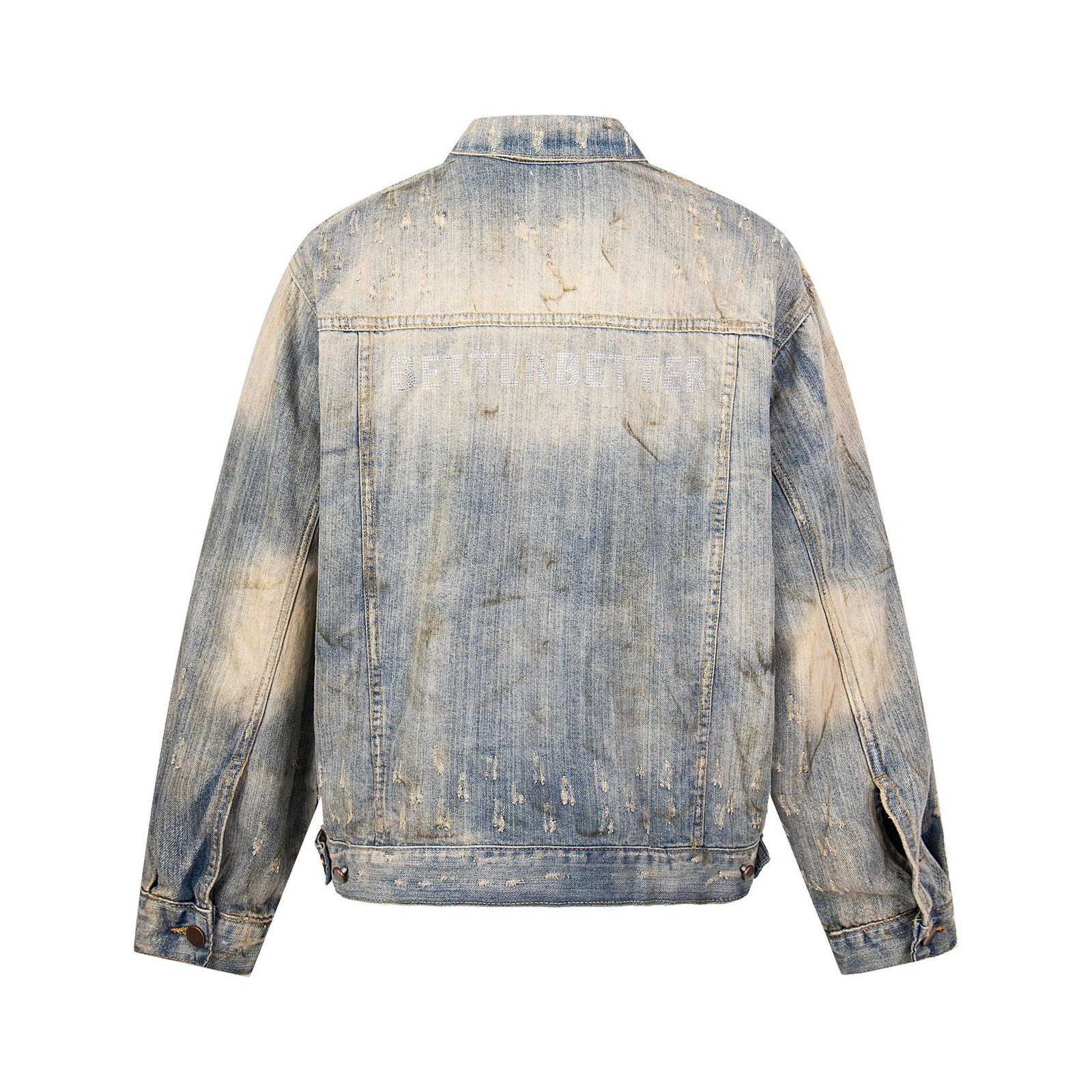 Vintage Women’s Washed Denim Zip Jacket - Image 2