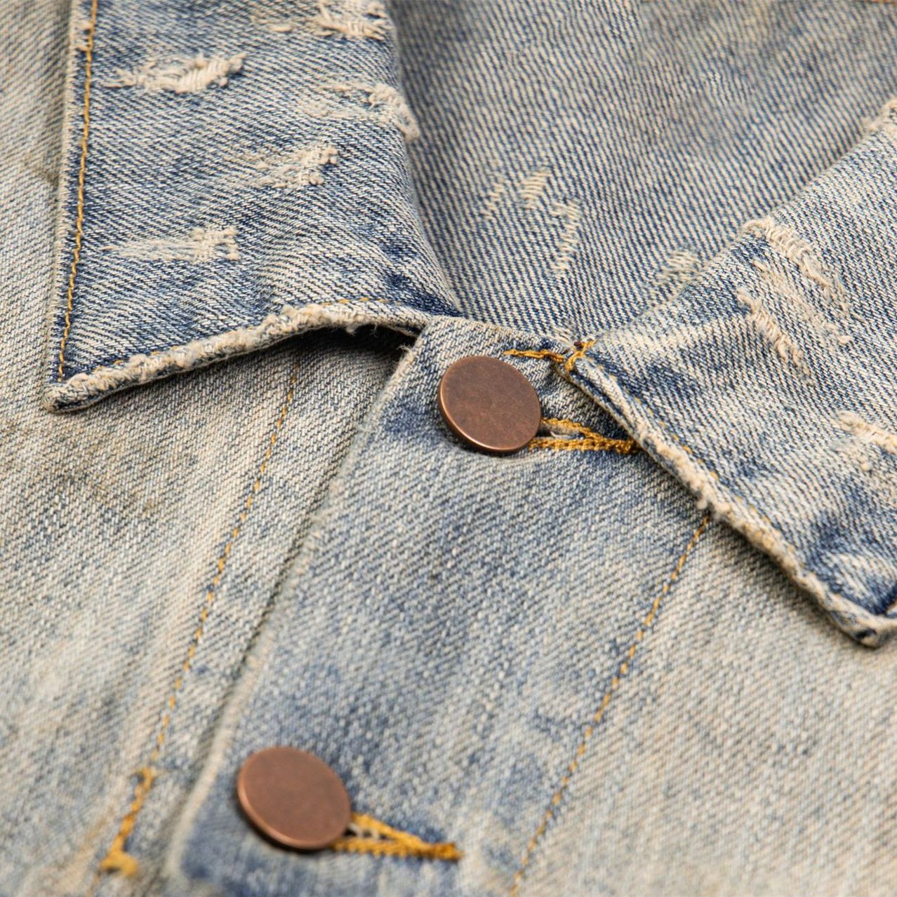 Vintage Women’s Washed Denim Zip Jacket - Image 4